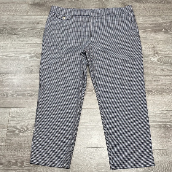 NWOT Loft The Riviera Slim Pants Plaid 18 - Picture 7 of 16